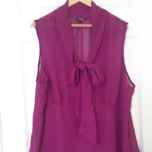 George blouse - front tie - 2X